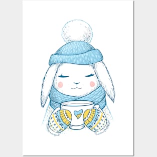 Winter Rabbit Posters and Art